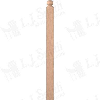 L.J. Smith 3-1/4" Short Utility Newel · LJ-4004RT-H — stair parts selection with LeviArs Design & Remodeling