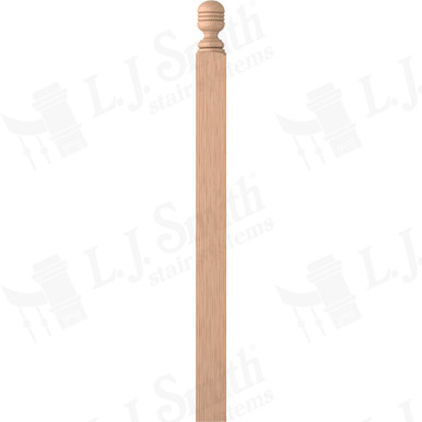 L.J. Smith 3-1/4" Short Utility Newel · LJ-4004SCR-H — stair parts selection with LeviArs Design & Remodeling