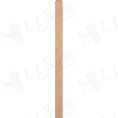 L.J. Smith 3-1/4" Short Utility Newel · LJ-4110-H — stair parts selection with LeviArs Design & Remodeling