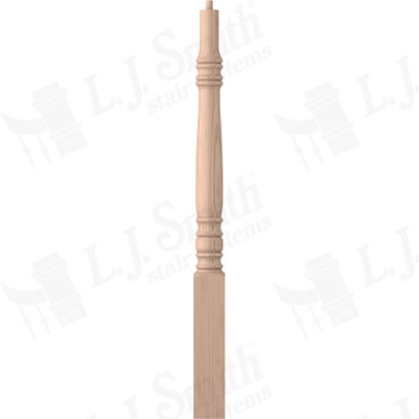 L.J. Smith 3-1/4" Short Utility Newel · LJ-4270-B — stair parts selection with LeviArs Design & Remodeling