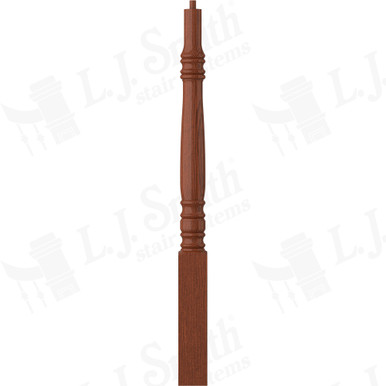 L.J. Smith 3-1/4" Short Utility Newel · LJ-4270-BRZC — stair parts selection with LeviArs Design & Remodeling