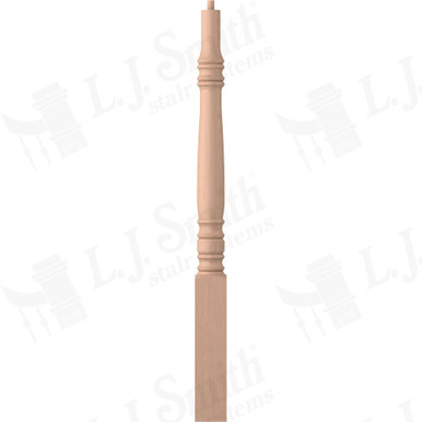 L.J. Smith 3-1/4" Short Utility Newel · LJ-4270-HM — stair parts selection with LeviArs Design & Remodeling