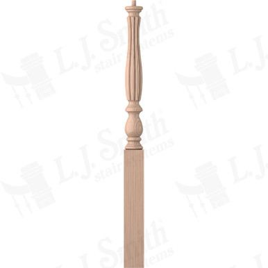L.J. Smith 3-1/4" Short Utility Newel · LJB-3910-B — stair parts selection with LeviArs Design & Remodeling