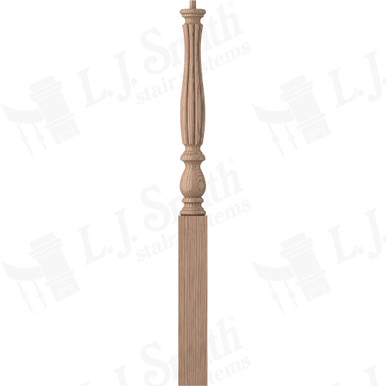 L.J. Smith 3-1/4" Short Utility Newel · LJB-3910-HK — stair parts selection with LeviArs Design & Remodeling