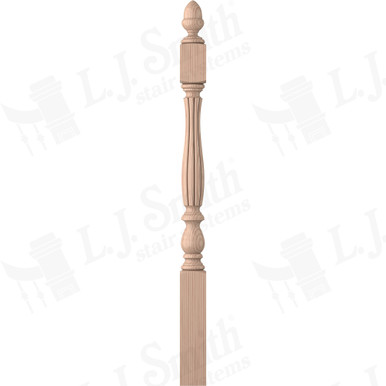L.J. Smith 3-1/4" Short Utility Newel · LJB-3940-B — stair parts selection with LeviArs Design & Remodeling