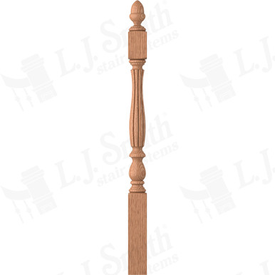 L.J. Smith 3-1/4" Short Utility Newel · LJB-3940-O — stair parts selection with LeviArs Design & Remodeling