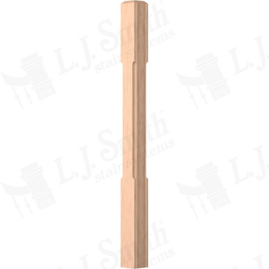 L.J. Smith 3-1/4" Short Utility Newel · LJC-4000-H — stair parts selection with LeviArs Design & Remodeling