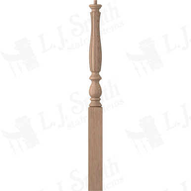 L.J. Smith 3-1/4" Short Utility Newel · LJF-3910-HK — stair parts selection with LeviArs Design & Remodeling