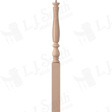 L.J. Smith 3-1/4" Short Utility Newel · LJF-3910-M — stair parts selection with LeviArs Design & Remodeling