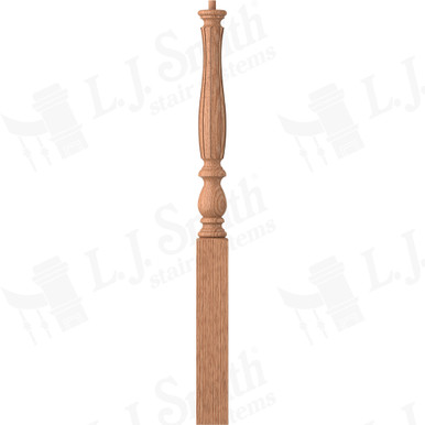 L.J. Smith 3-1/4" Short Utility Newel · LJF-3910-O — stair parts selection with LeviArs Design & Remodeling