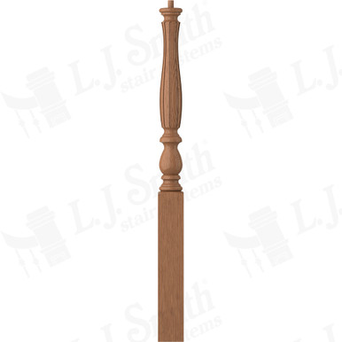 L.J. Smith 3-1/4" Short Utility Newel · LJF-3910-WO — stair parts selection with LeviArs Design & Remodeling