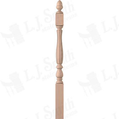 L.J. Smith 3-1/4" Short Utility Newel · LJF-3940-B — stair parts selection with LeviArs Design & Remodeling