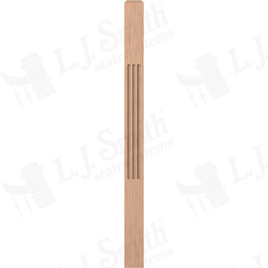 L.J. Smith 3-1/4" Short Utility Newel · LJF-4000-H — stair parts selection with LeviArs Design & Remodeling