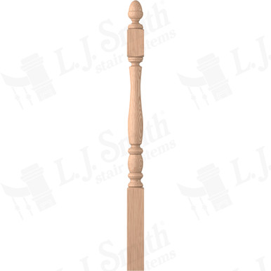 L.J. Smith 3-1/4" Short Utility Newel · LJP-3240-H — stair parts selection with LeviArs Design & Remodeling