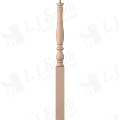 L.J. Smith 3-1/4" Short Utility Newel · LJP-3910-M — stair parts selection with LeviArs Design & Remodeling