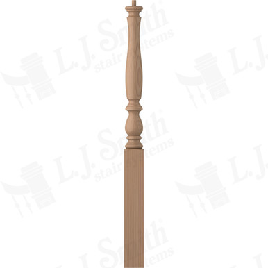L.J. Smith 3-1/4" Short Utility Newel · LJP-3910-P — stair parts selection with LeviArs Design & Remodeling