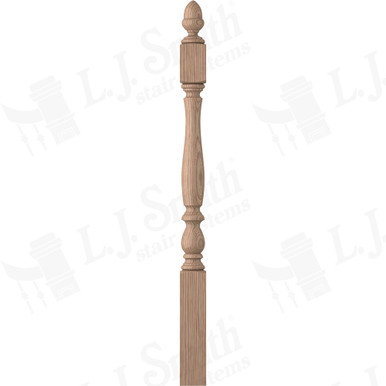 L.J. Smith 3-1/4" Short Utility Newel · LJP-3940-HK — stair parts selection with LeviArs Design & Remodeling
