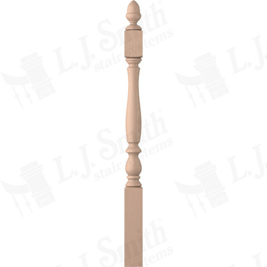 L.J. Smith 3-1/4" Short Utility Newel · LJP-3940-M — stair parts selection with LeviArs Design & Remodeling
