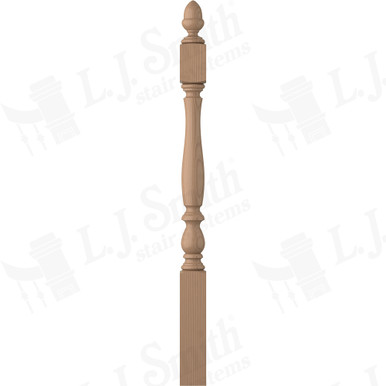 L.J. Smith 3-1/4" Short Utility Newel · LJP-3940-P — stair parts selection with LeviArs Design & Remodeling