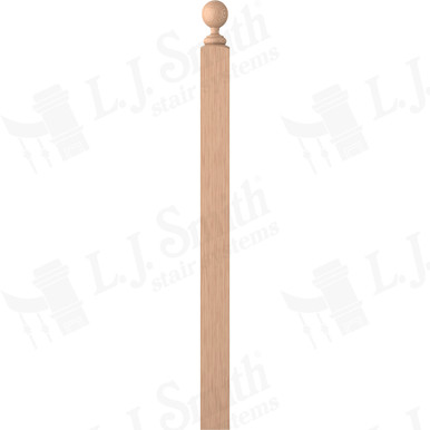 L.J. Smith 3-1/4" Starting Newel · LJ-4104BT-H — stair parts selection with LeviArs Design & Remodeling