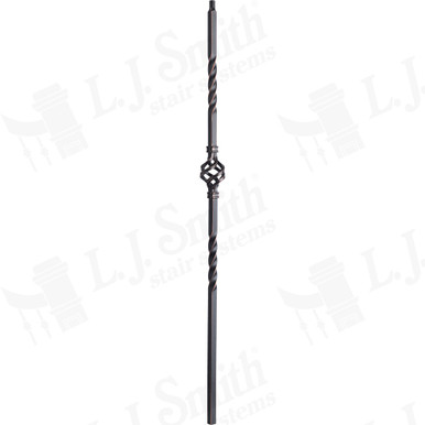 L.J. Smith 3/4" Hollow Iron Baluster · LIH-MG1BASK44-ORC — stair parts selection with LeviArs Design & Remodeling