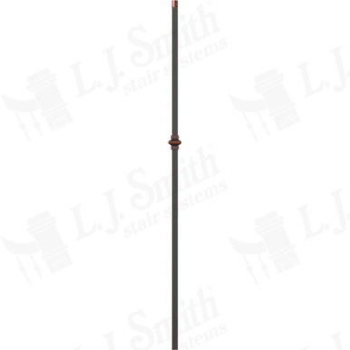L.J. Smith 3/4" Hollow Iron Baluster · LIH-MG1KNUC44-ORC — stair parts selection with LeviArs Design & Remodeling