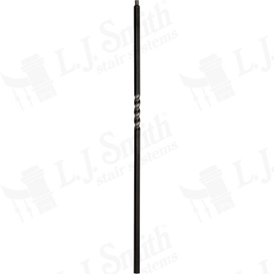 L.J. Smith 3/4" Hollow Iron Baluster · LIH-MG1TW44-LSB — stair parts selection with LeviArs Design & Remodeling