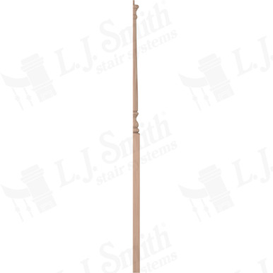L.J. Smith 3" Half Intermediate Landing Newel · LJ-4015 1/2-B — stair parts selection with LeviArs Design & Remodeling