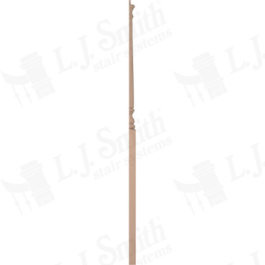 L.J. Smith 3" Half Intermediate Landing Newel · LJ-4015 1/2-M — stair parts selection with LeviArs Design & Remodeling
