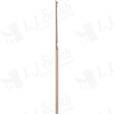 L.J. Smith 3" Half Intermediate Landing Newel · LJ-4017 1/2-B — stair parts selection with LeviArs Design & Remodeling