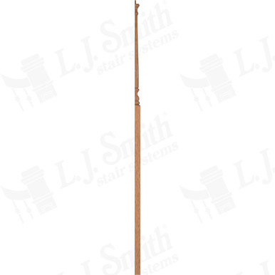 L.J. Smith 3" Half Intermediate Landing Newel · LJ-4018 1/2-O — stair parts selection with LeviArs Design & Remodeling