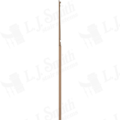 L.J. Smith 3" Half Intermediate Landing Newel · LJ-4018 1/2-P — stair parts selection with LeviArs Design & Remodeling