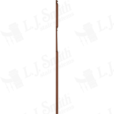 L.J. Smith 3" Half Intermediate Landing Newel · LJ-4046 1/2-C — stair parts selection with LeviArs Design & Remodeling