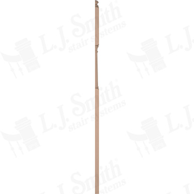 L.J. Smith 3" Half Intermediate Landing Newel · LJ-4046 1/2-M — stair parts selection with LeviArs Design & Remodeling