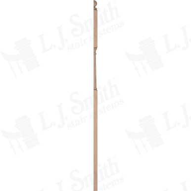 L.J. Smith 3" Half Intermediate Landing Newel · LJ-4046BT 1/2-B — stair parts selection with LeviArs Design & Remodeling