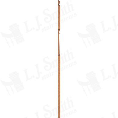 L.J. Smith 3" Half Intermediate Landing Newel · LJ-4046BT 1/2-O — stair parts selection with LeviArs Design & Remodeling