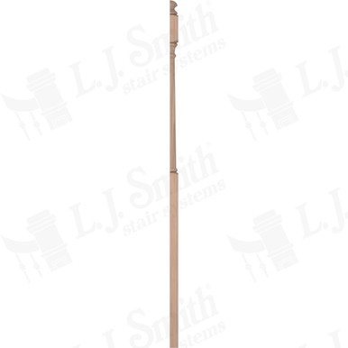 L.J. Smith 3" Half Intermediate Landing Newel · LJ-4053 1/2-B — stair parts selection with LeviArs Design & Remodeling