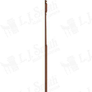 L.J. Smith 3" Half Intermediate Landing Newel · LJ-4053 1/2-C — stair parts selection with LeviArs Design & Remodeling