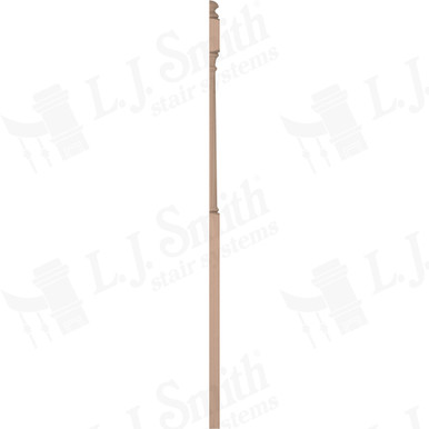 L.J. Smith 3" Half Intermediate Landing Newel · LJ-4053 1/2-M — stair parts selection with LeviArs Design & Remodeling