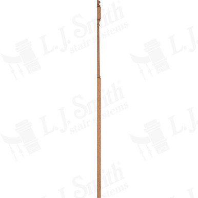 L.J. Smith 3" Half Intermediate Landing Newel · LJ-4058 1/2-O — stair parts selection with LeviArs Design & Remodeling