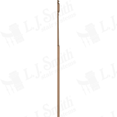 L.J. Smith 3" Half Intermediate Landing Newel · LJ-4058 1/2-P — stair parts selection with LeviArs Design & Remodeling
