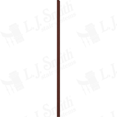 L.J. Smith 3" Half Intermediate Landing Newel · LJ-4111 1/2-MH — stair parts selection with LeviArs Design & Remodeling