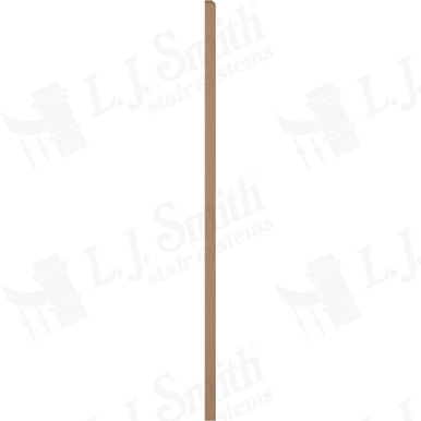 L.J. Smith 3" Half Intermediate Landing Newel · LJ-4111 1/2-P — stair parts selection with LeviArs Design & Remodeling