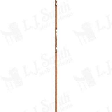 L.J. Smith 3" Half Intermediate Landing Newel · LJ-4156 1/2-O — stair parts selection with LeviArs Design & Remodeling