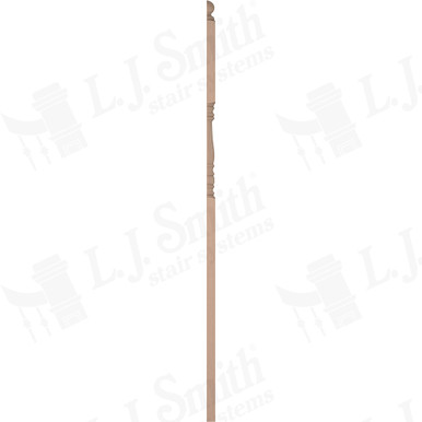 L.J. Smith 3" Half Intermediate Landing Newel · LJ-4605 1/2-M — stair parts selection with LeviArs Design & Remodeling