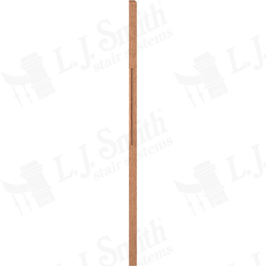 L.J. Smith 3" Half Intermediate Landing Newel · LJF-4111 1/2-O — stair parts selection with LeviArs Design & Remodeling