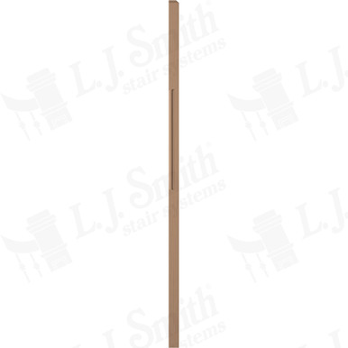 L.J. Smith 3" Half Intermediate Landing Newel · LJF-4111 1/2-P — stair parts selection with LeviArs Design & Remodeling