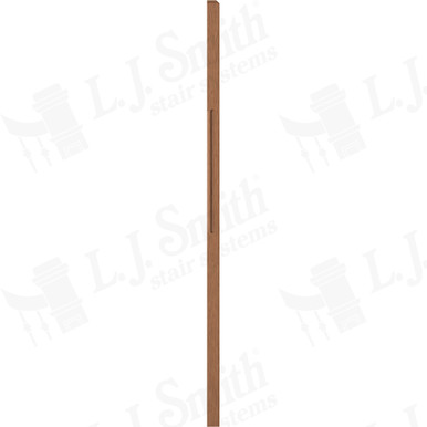 L.J. Smith 3" Half Intermediate Landing Newel · LJF-4111 1/2-WO — stair parts selection with LeviArs Design & Remodeling