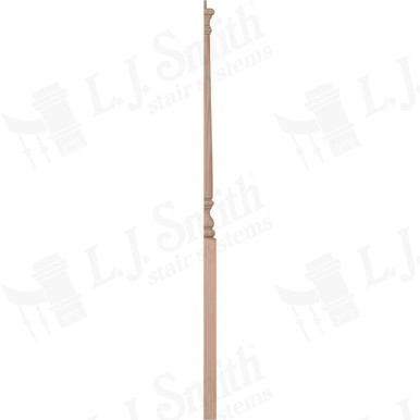 L.J. Smith 3" Half Long Utility Newel · LJ-4014 1/2-B — stair parts selection with LeviArs Design & Remodeling