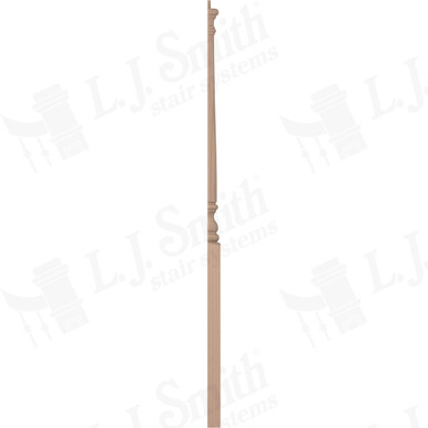 L.J. Smith 3" Half Long Utility Newel · LJ-4014 1/2-M — stair parts selection with LeviArs Design & Remodeling